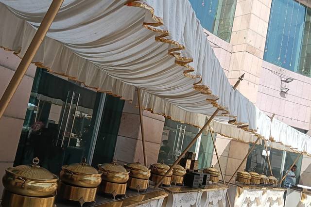 Catering setup