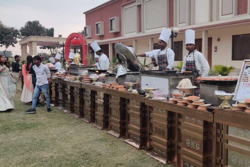 Catering setup