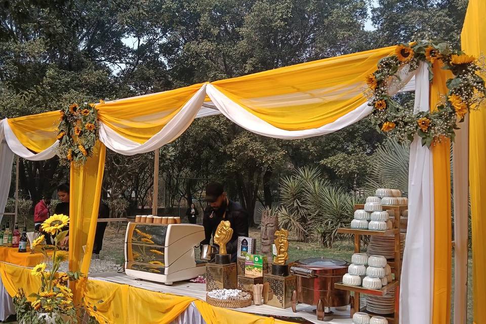 Catering setup