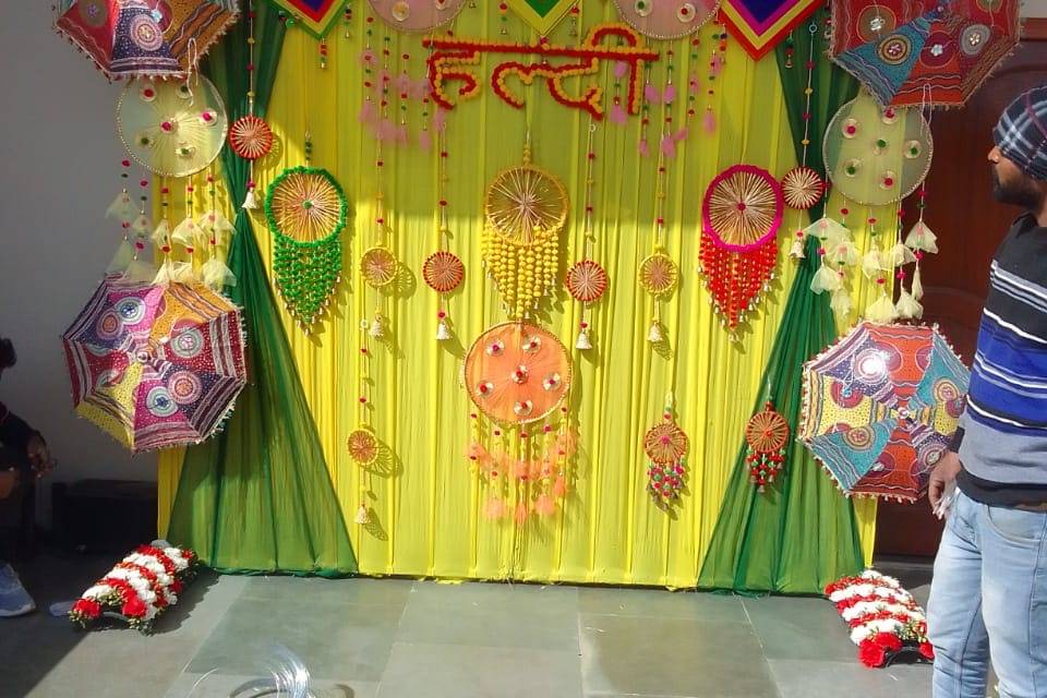 Haldi decoration