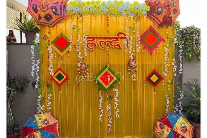 Haldi Mehndi decoration