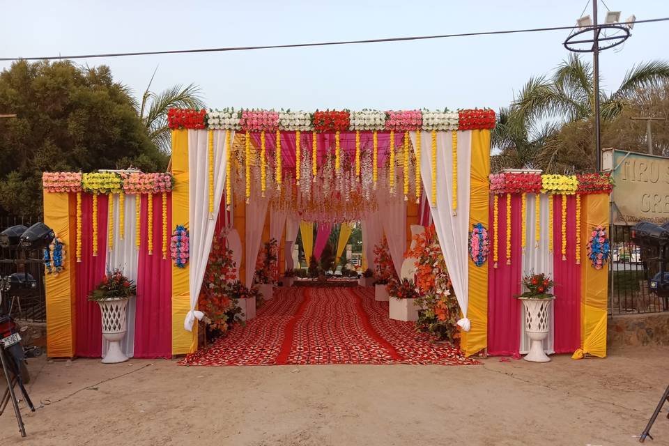 Entrance decoration