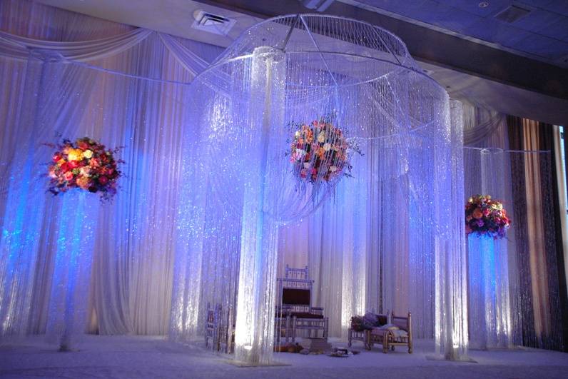 Mandap area decor