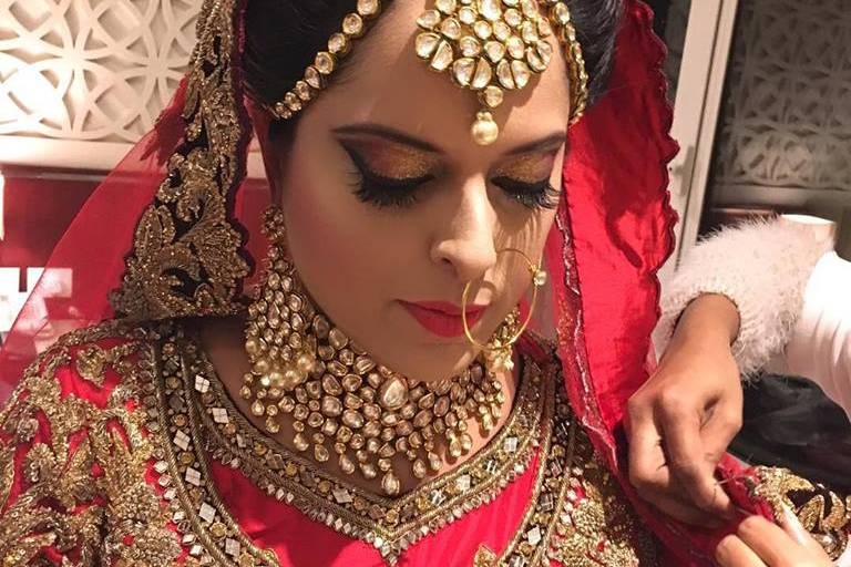 Bridal makeup