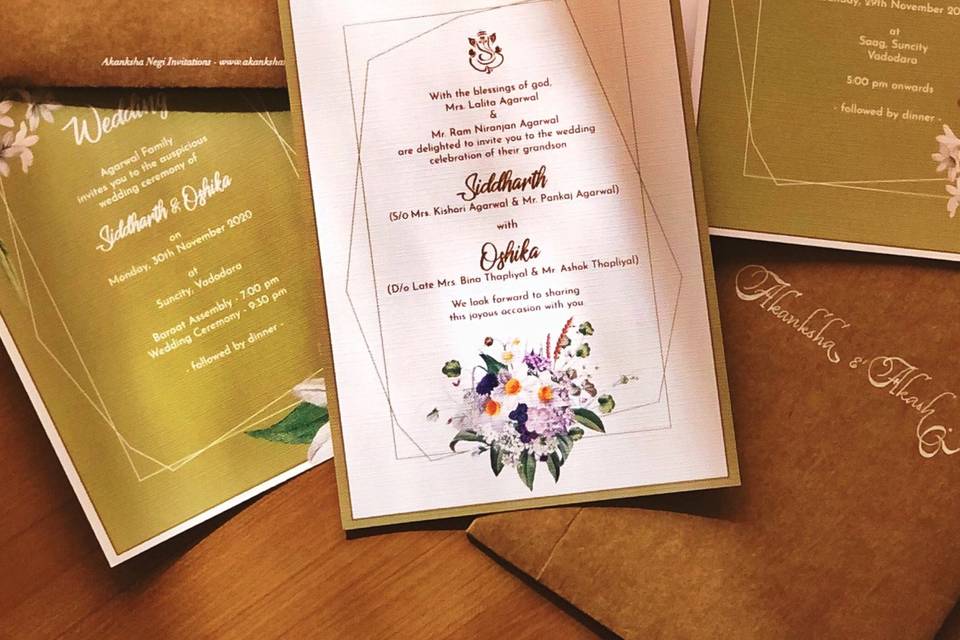 Akanksha Negi Invitations