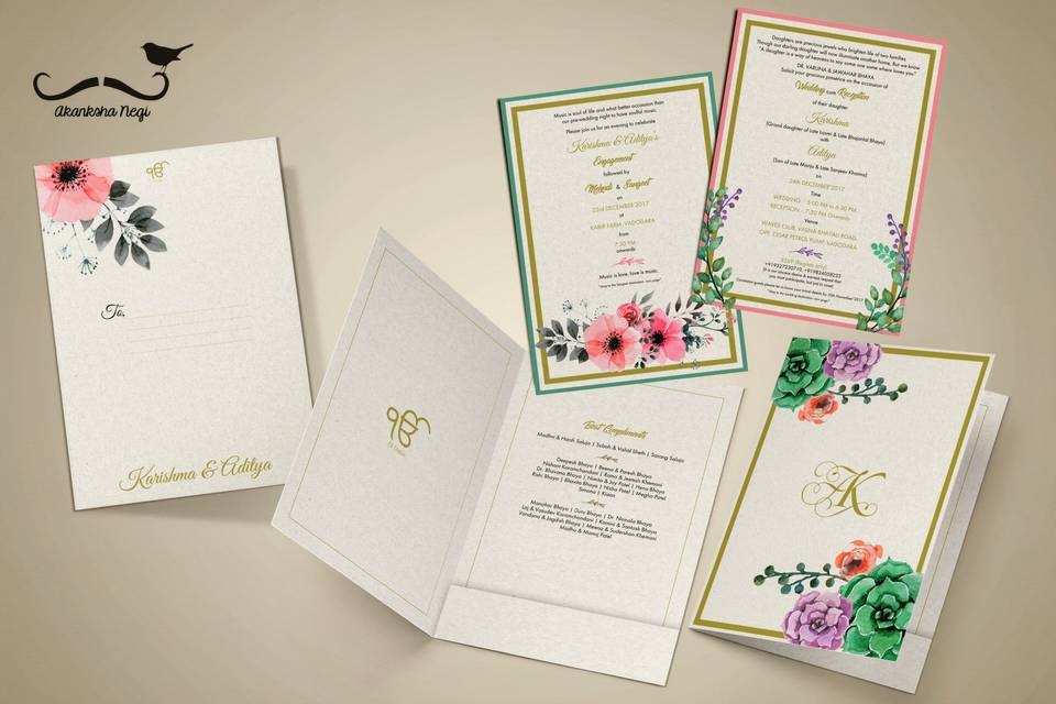 Akanksha Negi Invitations