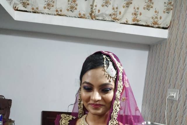 Bridal makeup