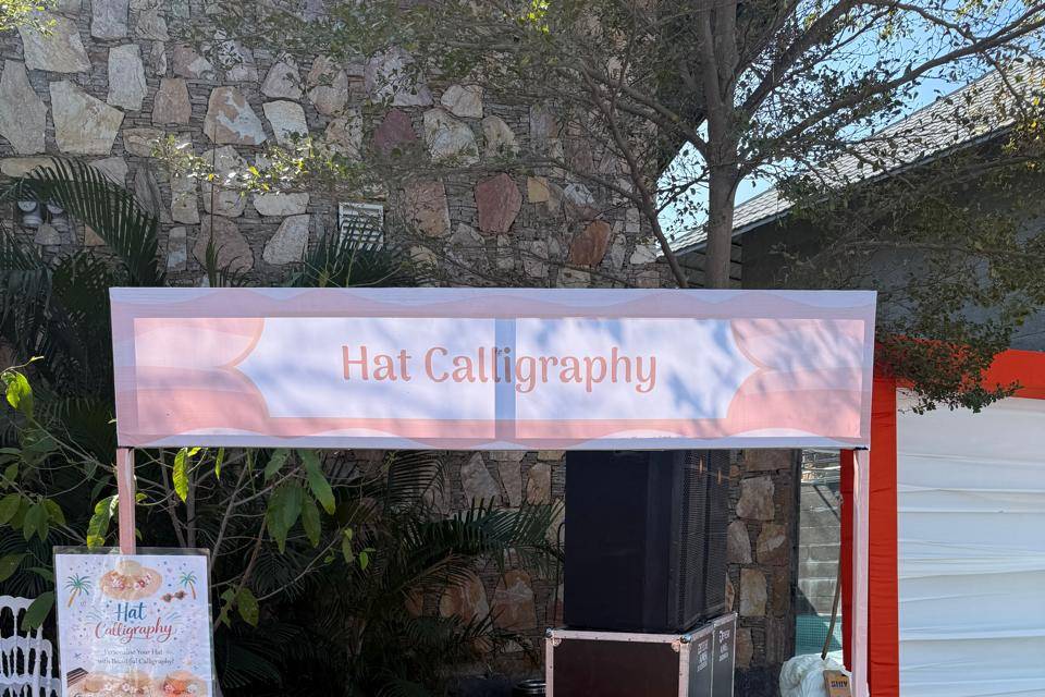 LIVE CAP CALLIGRAPHY