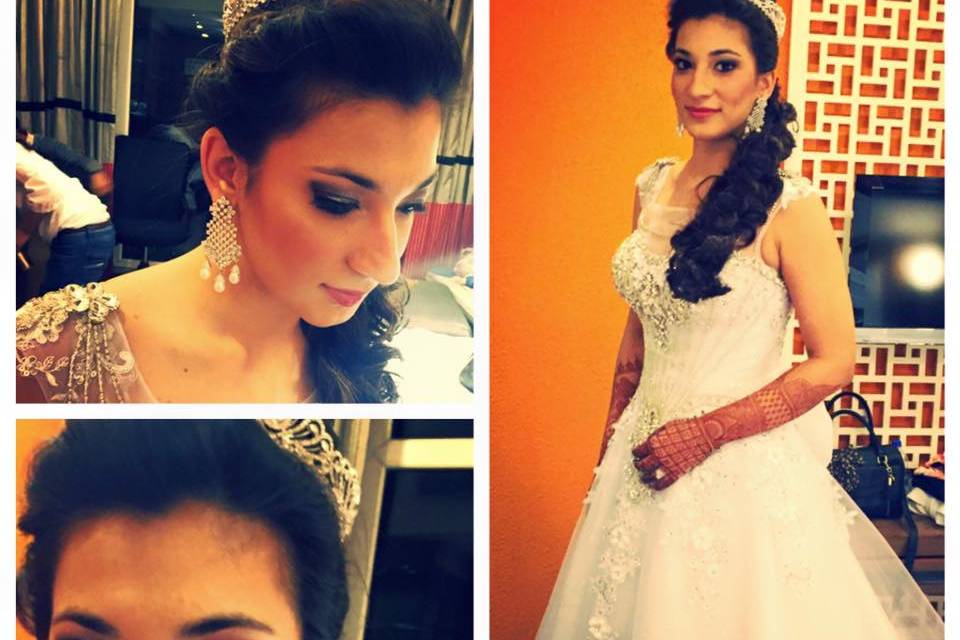 Bridal makeup