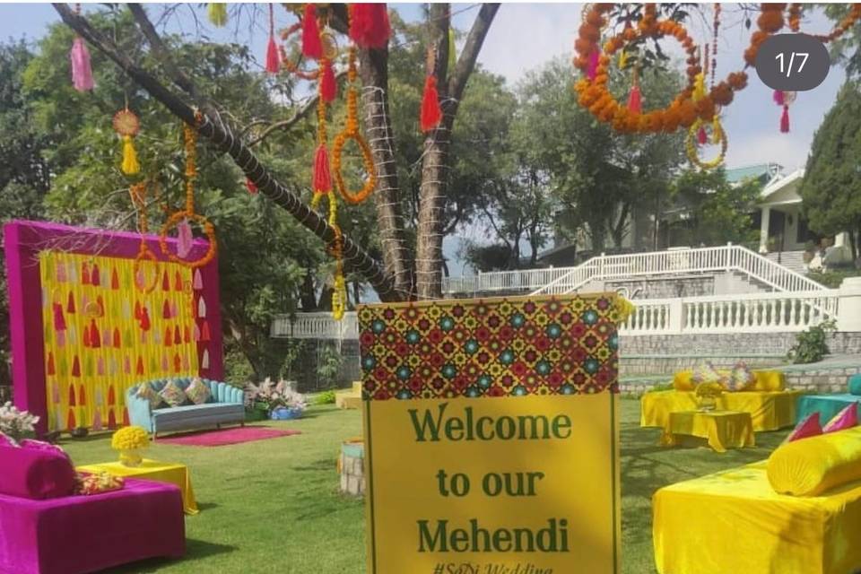 Haldi decor