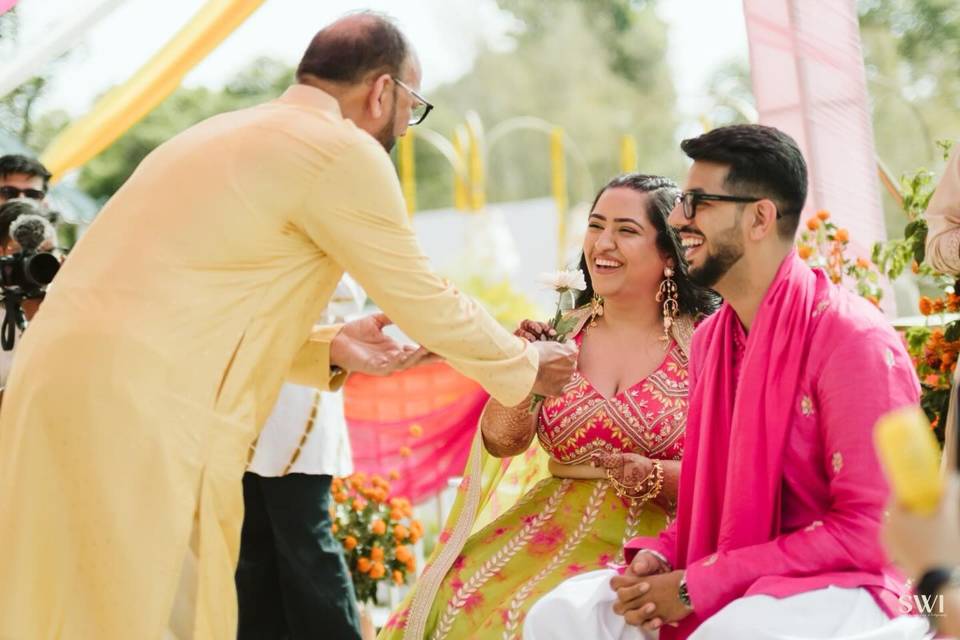 Haldi groom