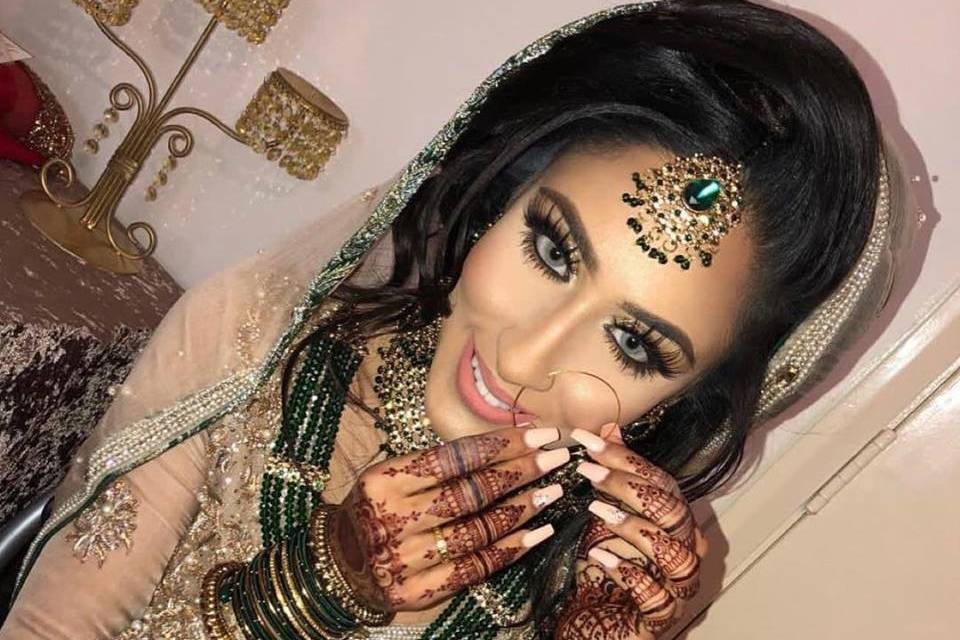 Bridal makeup