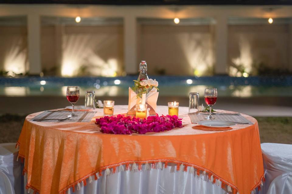 Catering setup