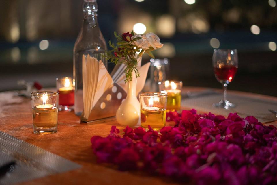 Catering setup