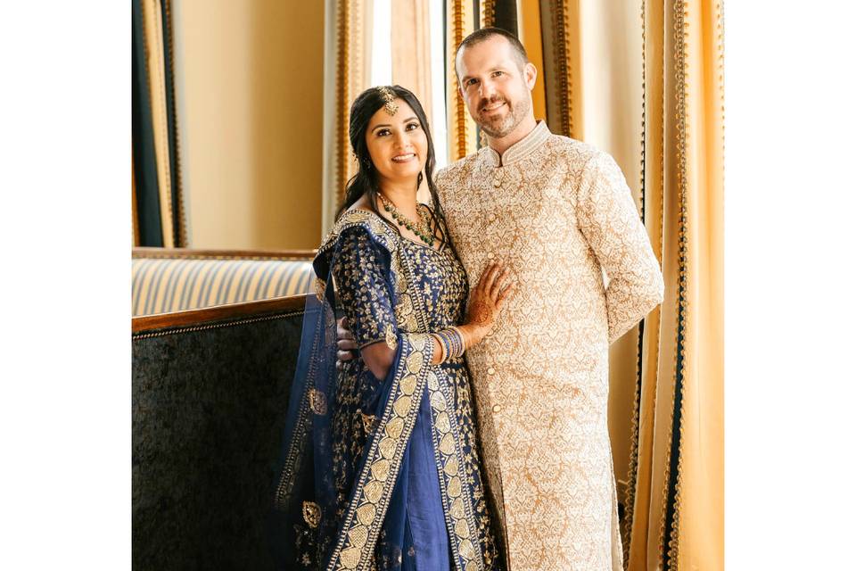 Bride and Groom Outfits