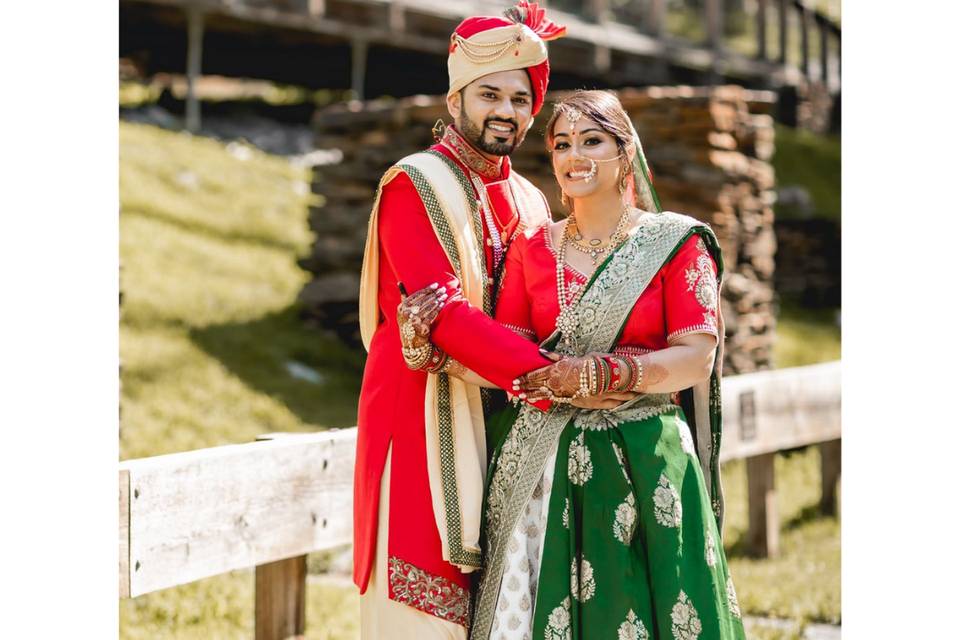 Bride and Groom Outfits