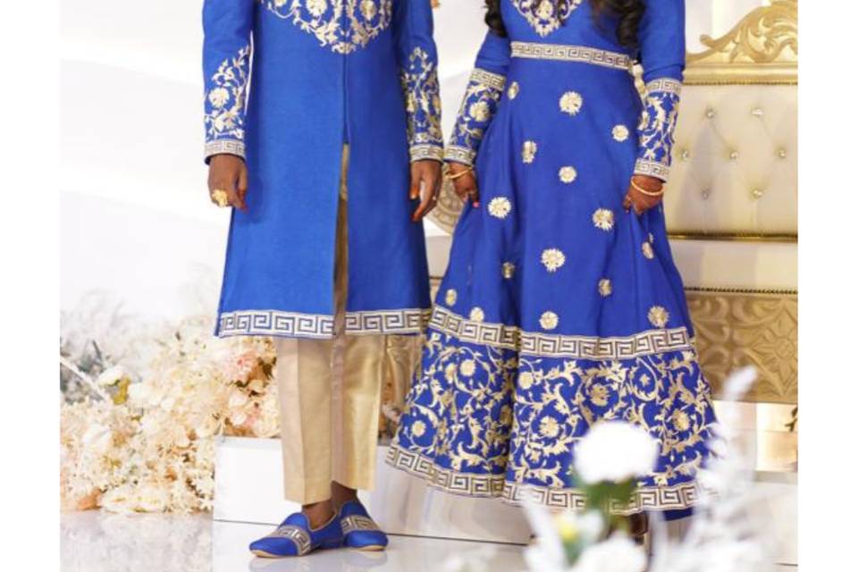 Bride and Groom Outfits