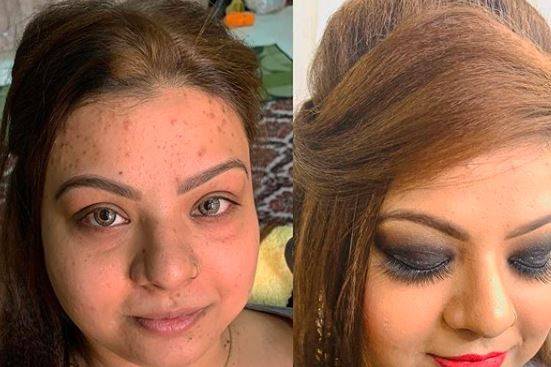 Bridal makeup
