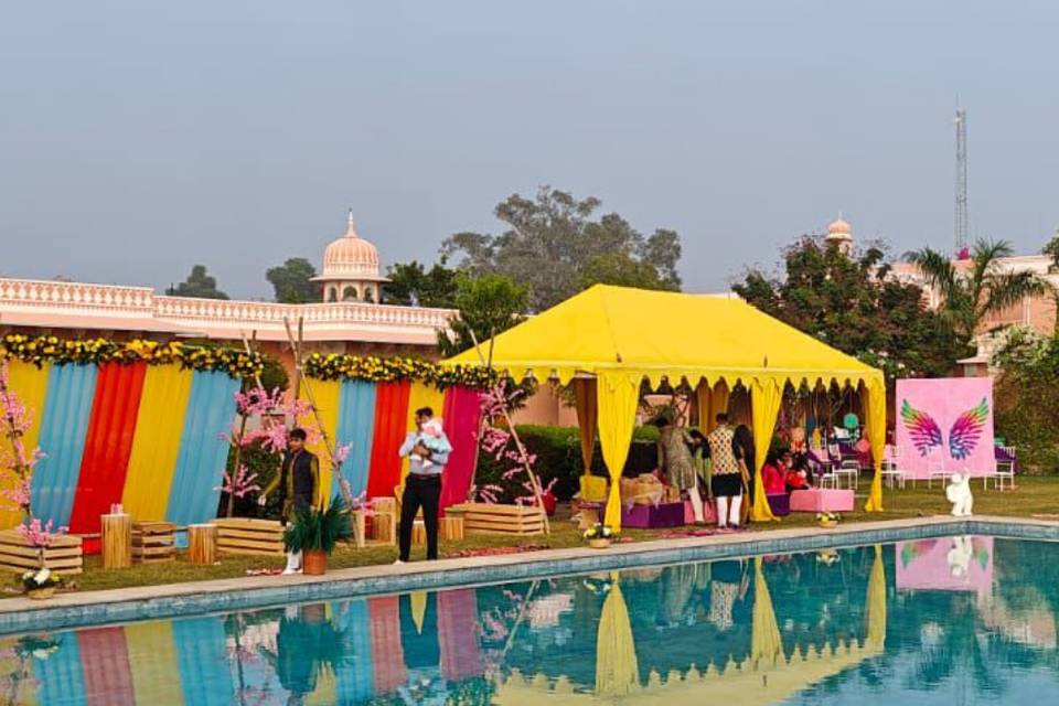 Mehndi decor