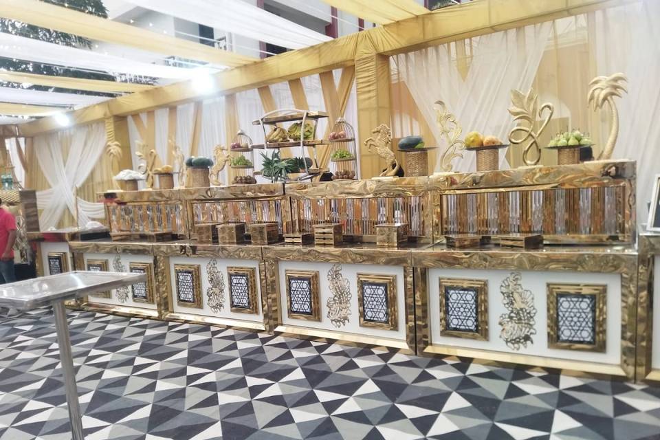 Catering setup