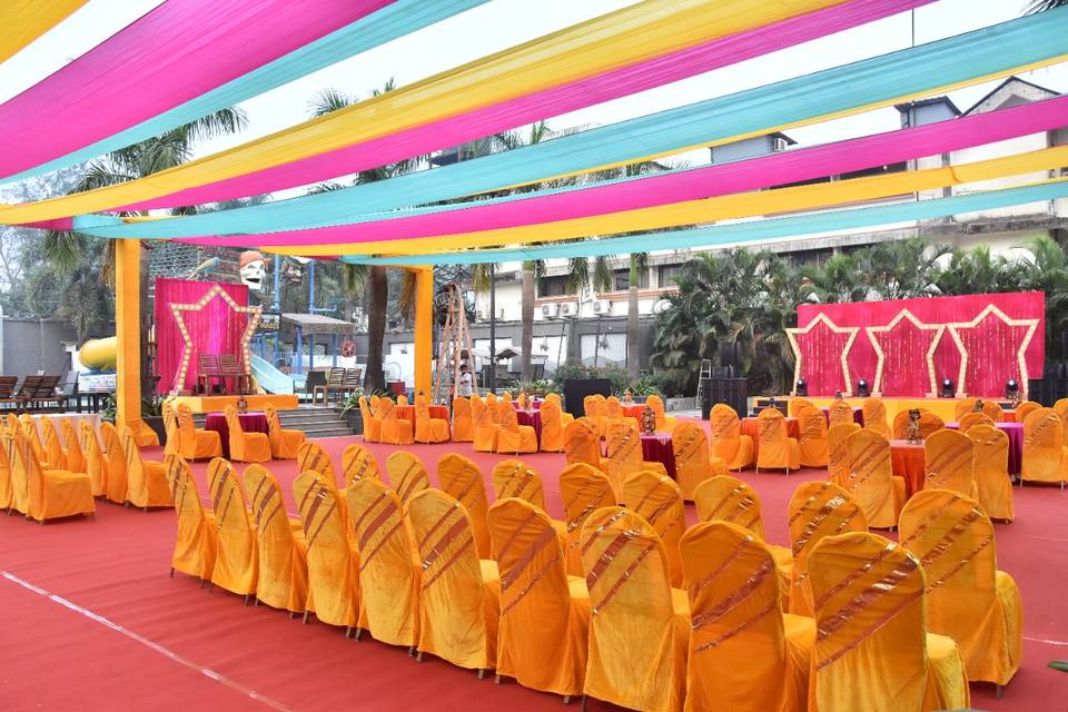 Wedding Courtyard