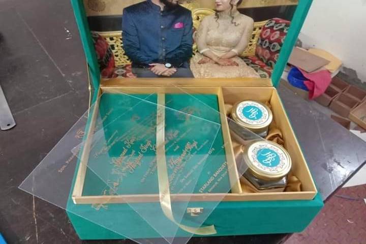 Customised wedding box