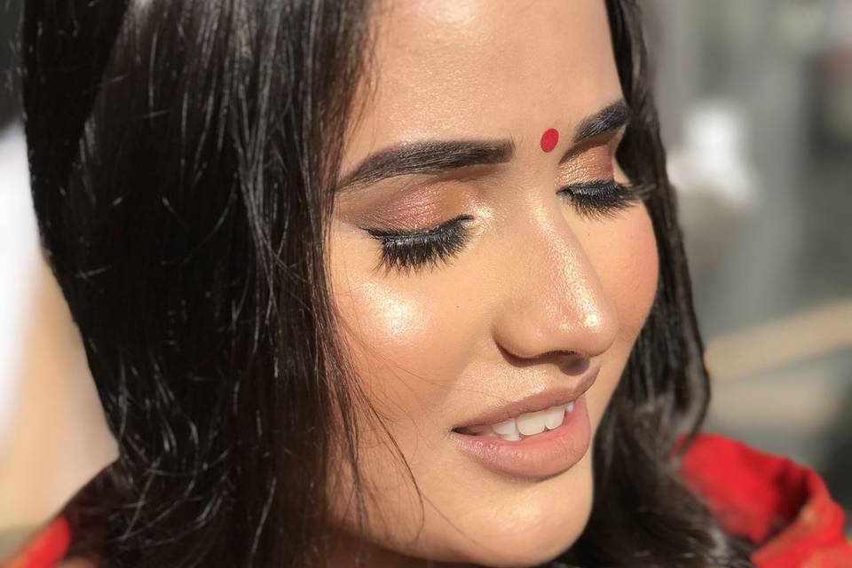 Bridal makeup