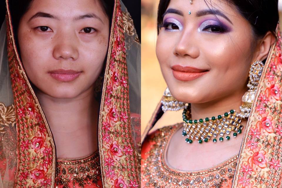 Bridal makeup