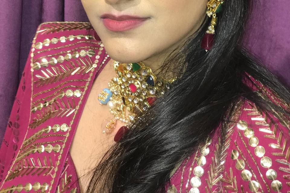 Roka Bride makeup