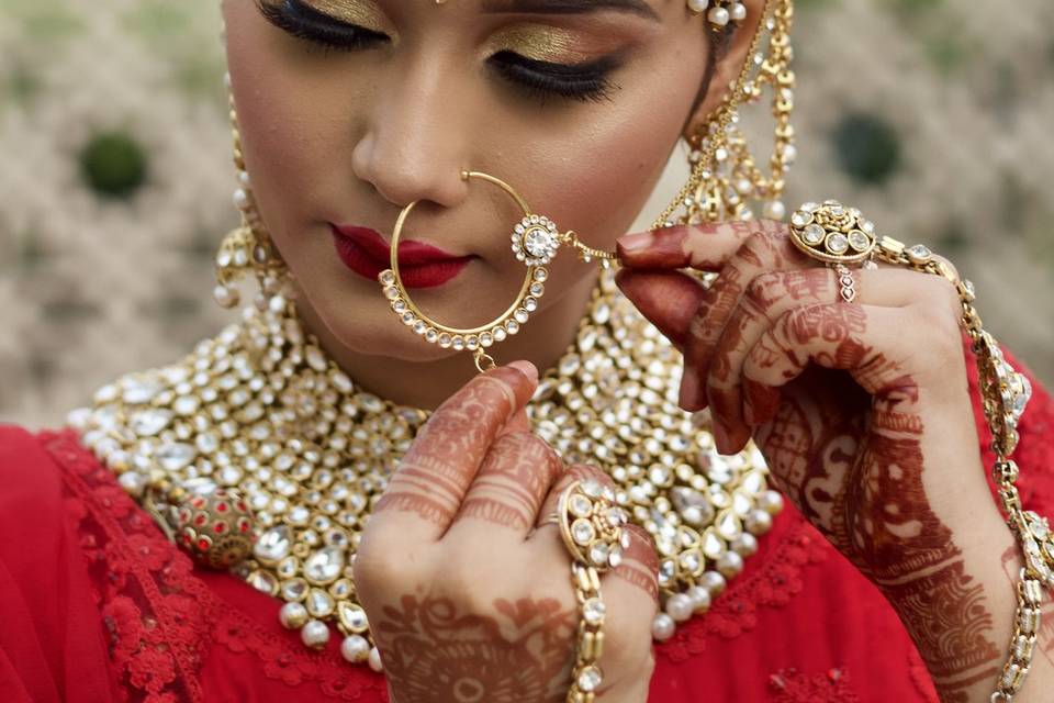 Bridal makeup