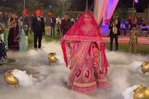 Bride's entry