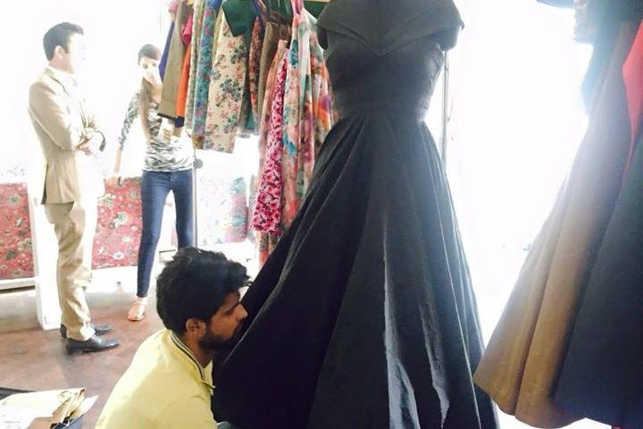 Designer gown