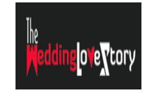 The wedding love story logo