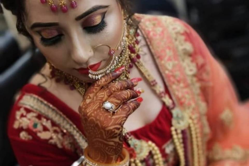 Bridal makeup