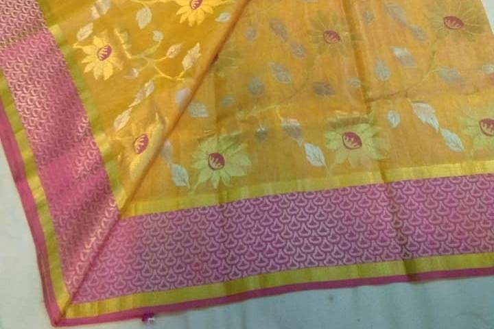 Kalyan Bunkar Handloom Chanderi Silk