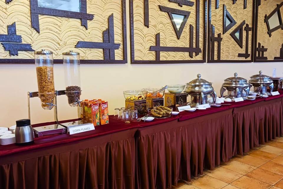 Catering setup