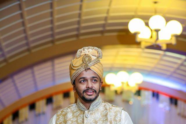 Groom's candid click