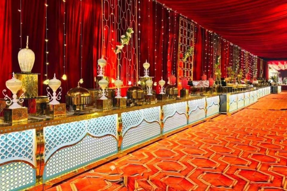 Catering setup