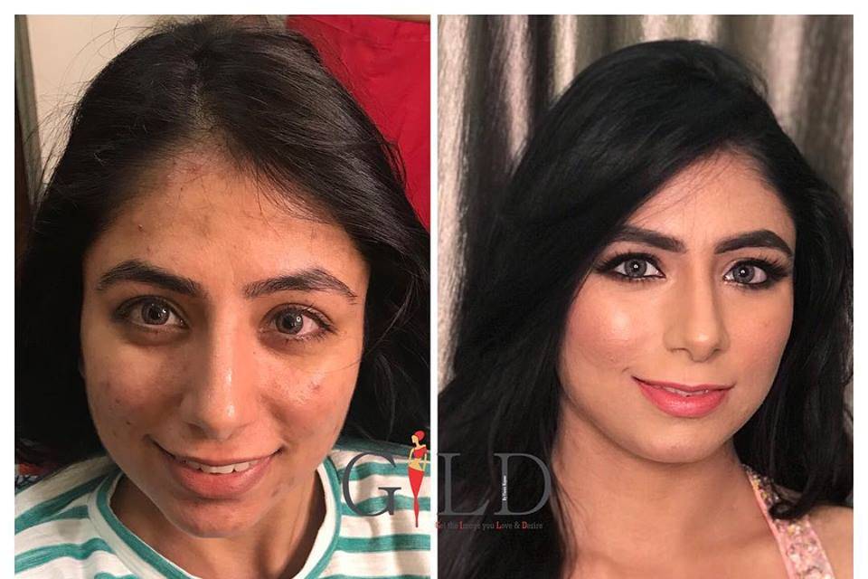 Before and After Makeup