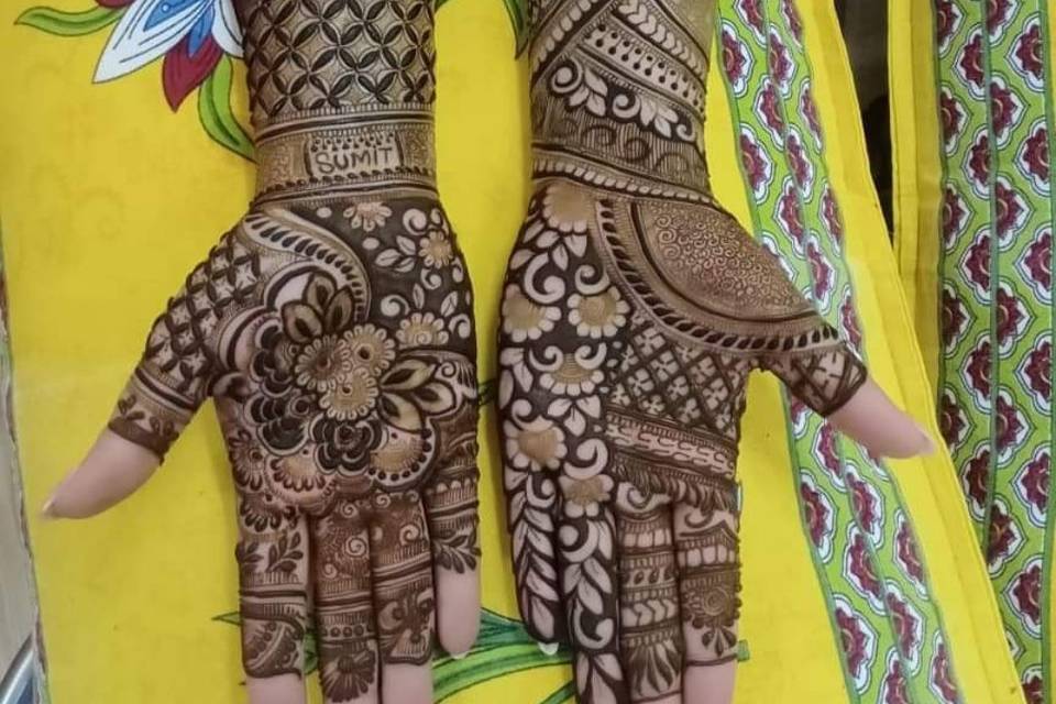 Engagement mehndi