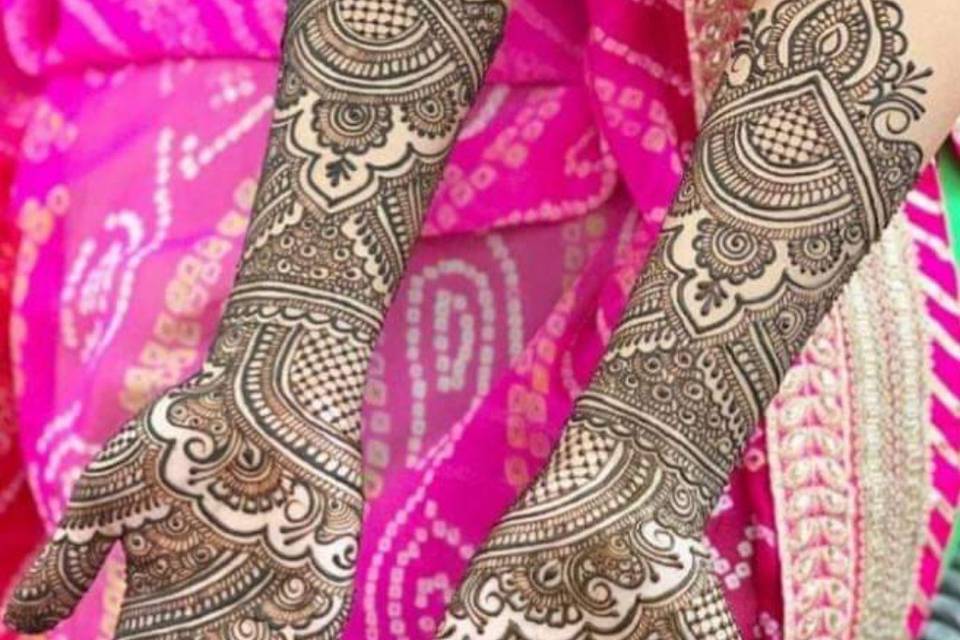 Engagement mehndi