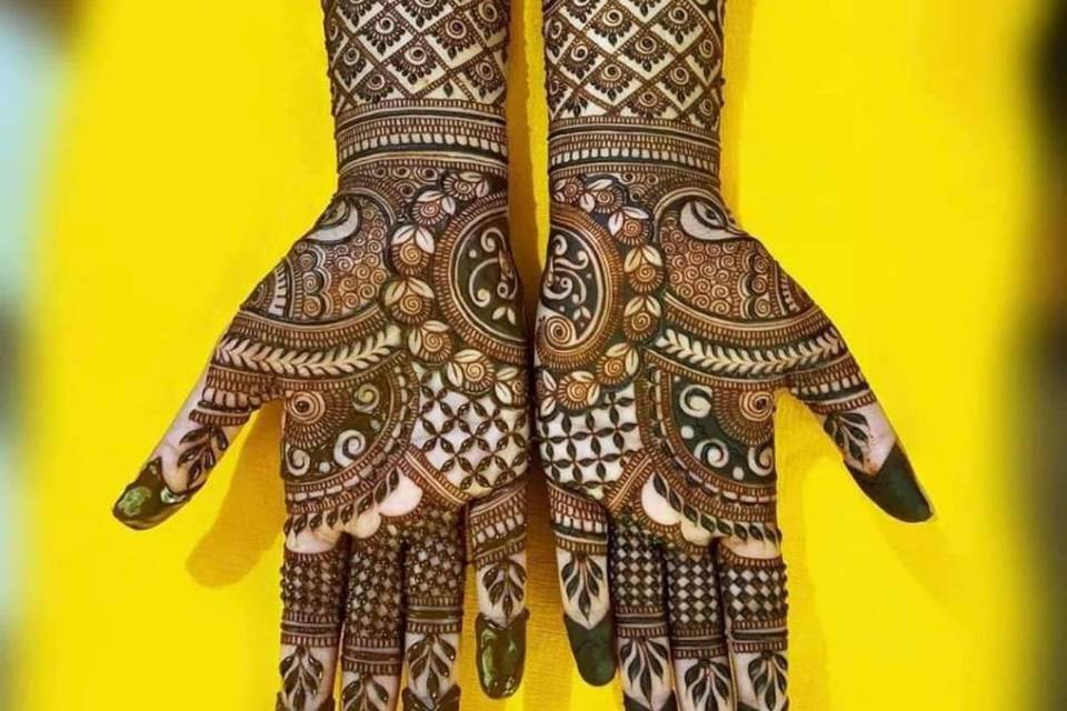 Engagement mehndi