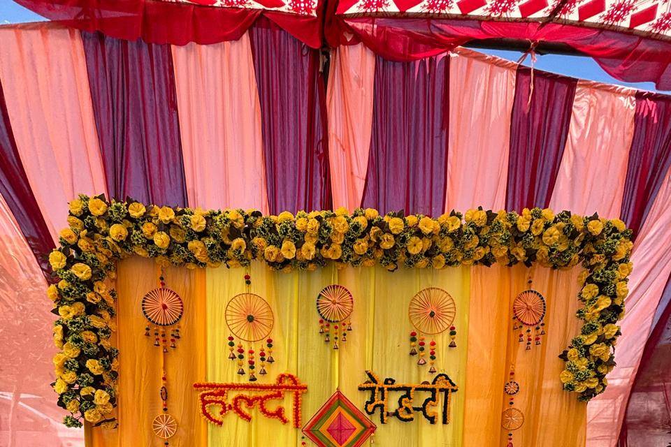 Haldi decor