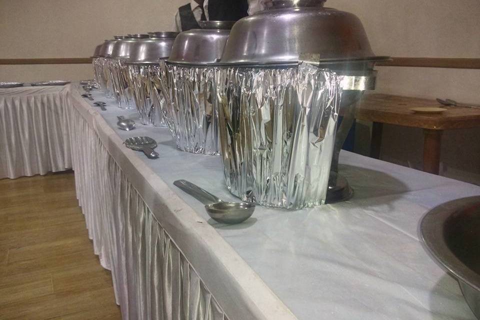 Catering setup