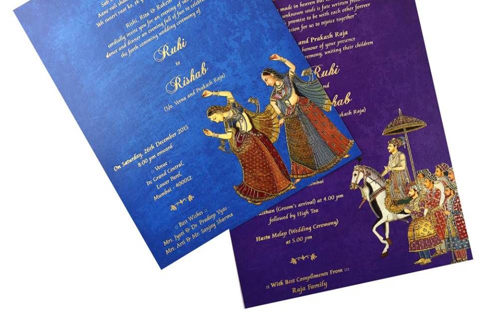 Wedding invitation card