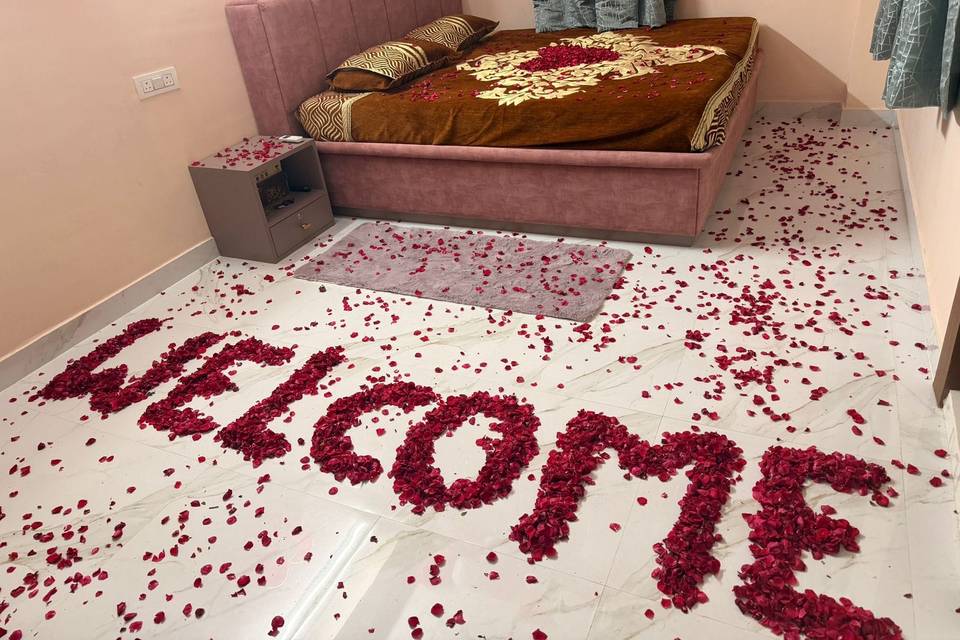 Weddning Night Room Decoration
