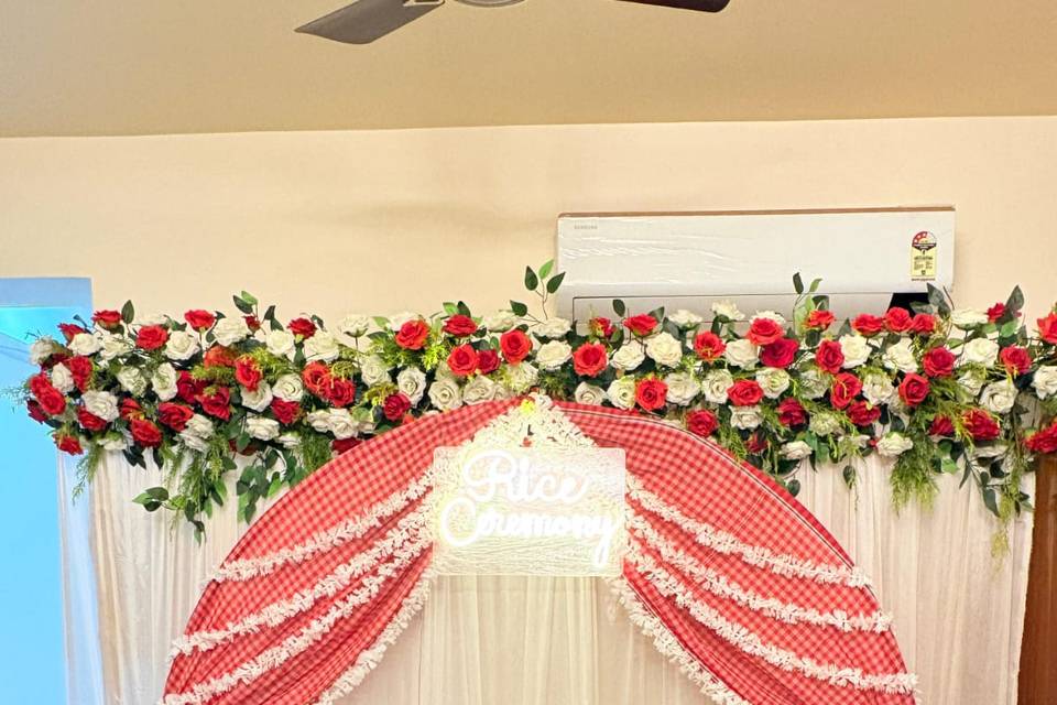 Rice Ceremony Decor
