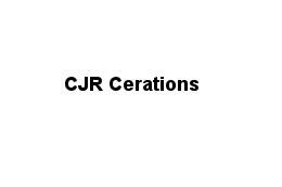 CJR Cerations Logo