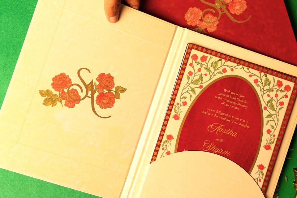S&A Handpainted Invite