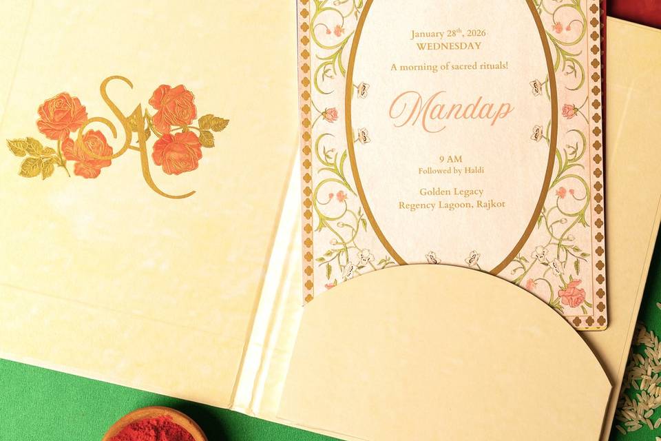 S&A Handpainted Invite